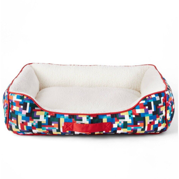 NEW Brushed Oxford Urban Brick Cuddler Dog Bed Small LEGO Collection X Target